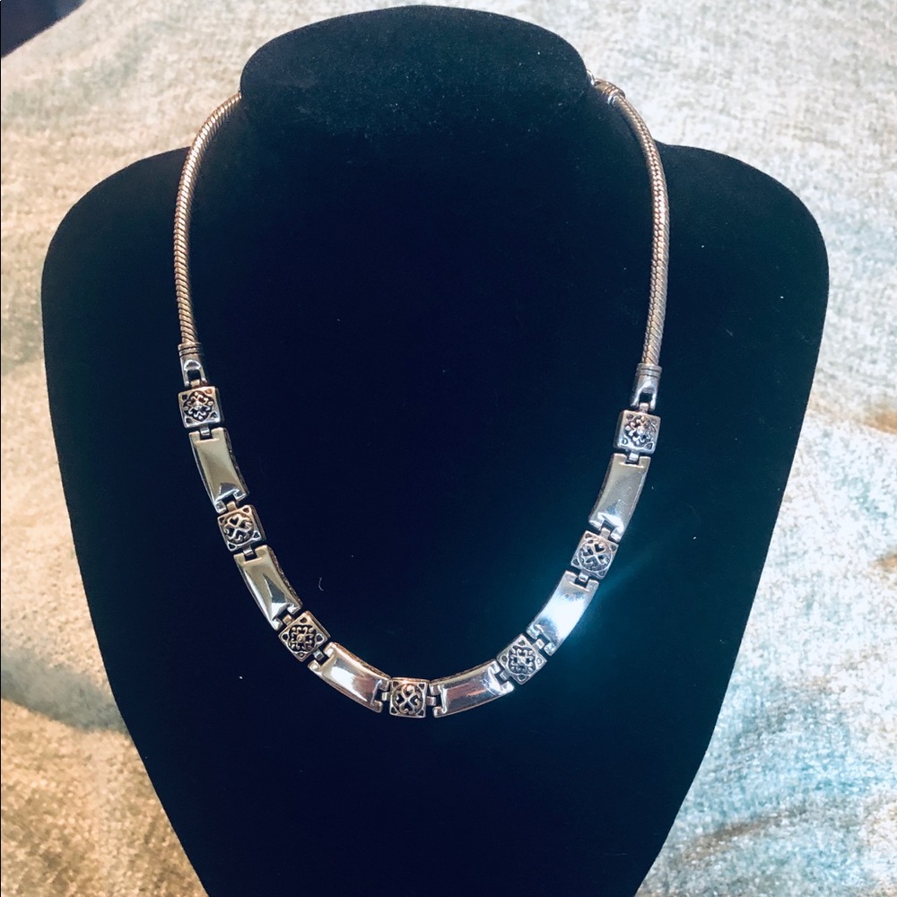 Brighton Highly Polished Silver Necklace
